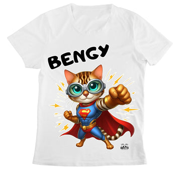T-shirt Donna BENGY SUPER EROE BENGALA ( BE85236589 )