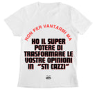 T-shirt Donna SUPERPOTERE ( SU1489324589 ) - Gufetto Brand