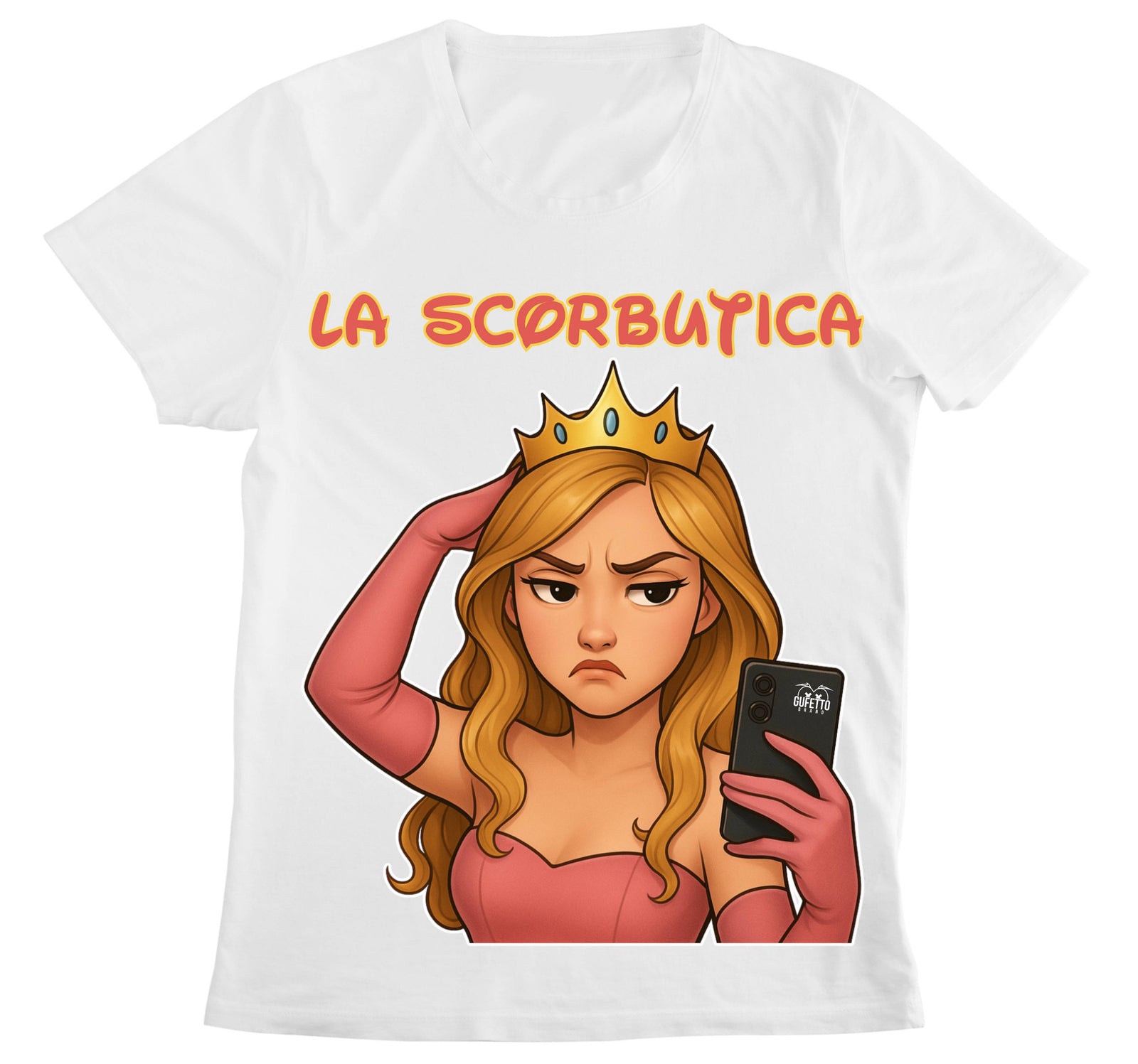 T-shirt Donna Principesse 2.0 LA SCORBUTICA ( SC765743262454 ) - Gufetto Brand