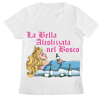 T-shirt Donna LA BELLA ALCOLIZZATA ( AL670423091 )