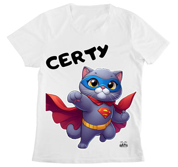 T-shirt Donna CERTY SUPER EROE CERTOSINO ( CE93638596 )