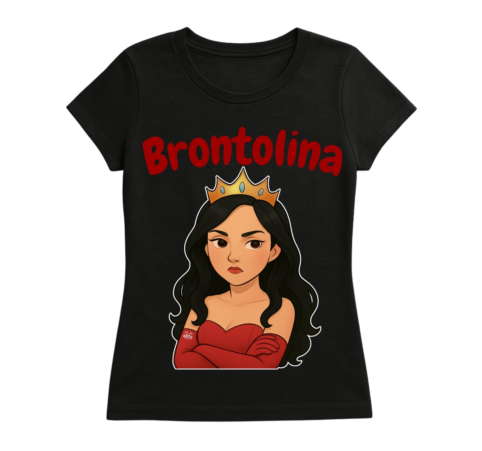 T-shirt Donna Principesse 2.0 BRONTOLINA ( BR5623098675 ) - Gufetto Brand