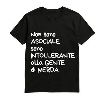 T-shirt Uomo INTOLLERANTE ( IN8524123658 )