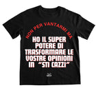 T-shirt Uomo SUPERPOTERE ( SU1489324589 ) - Gufetto Brand