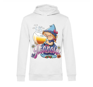 Felpa Cappuccio Bianca donna Tisanola Outlet