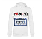 Felpa donna I LOVE 80/90 MUSICASSETTA ( M44400874 ) - Gufetto Brand