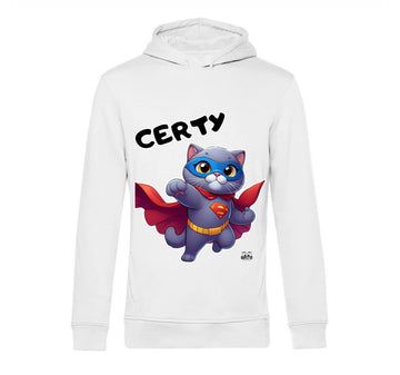 Felpa donna CERTY SUPER EROE CERTOSINO ( CE93638596 )