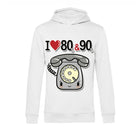 Felpa donna I LOVE 80/90 TELEFONO ( T893666578 ) - Gufetto Brand