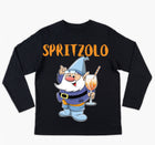 T-shirt UOMO Nera SPRITZOLO manica lunga Outlet - Gufetto Brand