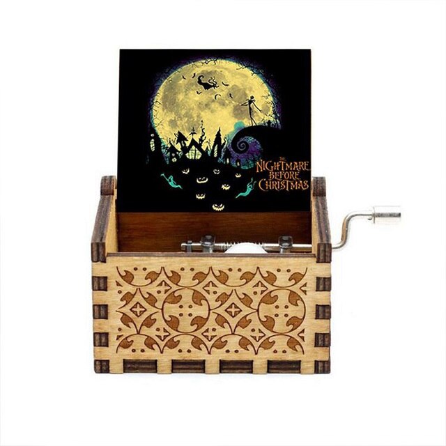 NOVITÀ Music Box QUEEN Un sacco di stili Tema di buon Natale Mano di legno Natale Compleanno Regalo di San Valentino Regalo di Capodanno - Gufetto Brand