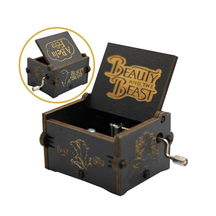 Dragon Ball Carillon a manovella in legno Davy Jones Musik Cajas De Musica Snowball Jack Sparrow Regalo di Natale - Gufetto Brand