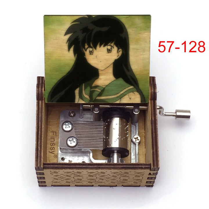 Carillon Tema musicale alla fine dell'amore anime inuyasha KAGOME Kikyo Sesshomaru Stampa carillon in legno bambini ragazzi ragazze regalo Caixa De Musica - Gufetto Brand