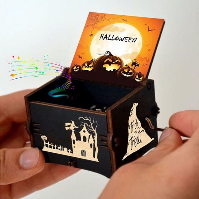 NOVITÀ Music Box QUEEN Un sacco di stili Tema di buon Natale Mano di legno Natale Compleanno Regalo di San Valentino Regalo di Capodanno - Gufetto Brand