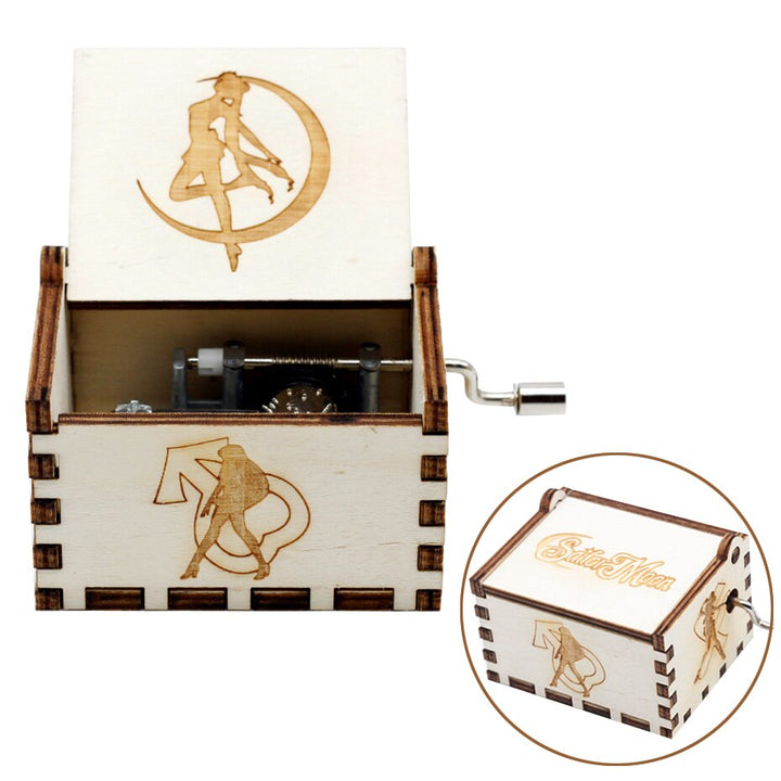Carillon Queen a manovella in legno caldo Tema Bohemian Rhapsody Love Dad Love Mom You Are Our Sunshine compleanno Regalo di Natale - Gufetto Brand