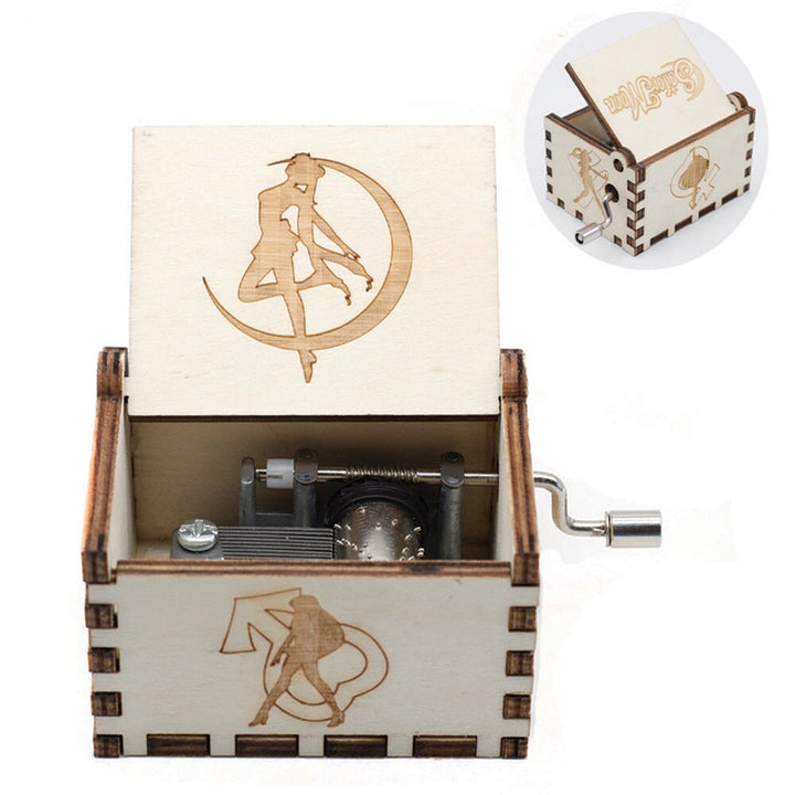 Friends Star Ball Regalo di compleanno Music Box Tema natalizio Anonimato Regalo per bambini in legno - Gufetto Brand