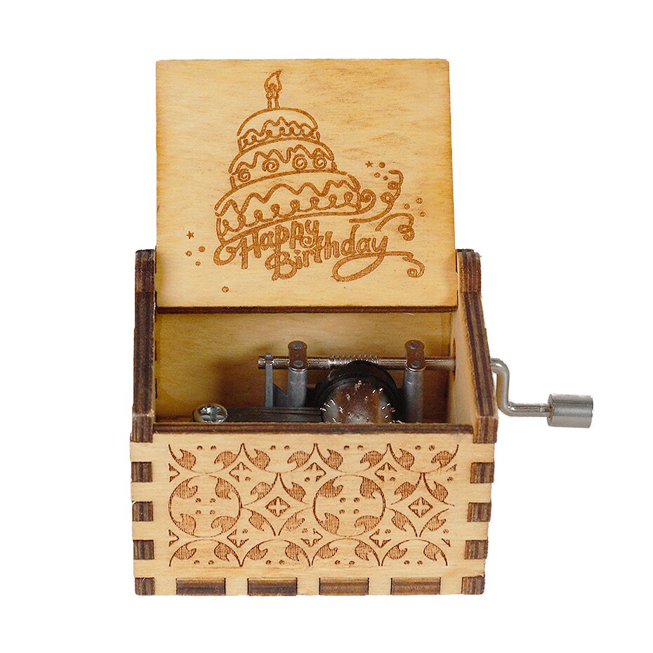 Friends Star Ball Regalo di compleanno Music Box Tema natalizio Anonimato Regalo per bambini in legno - Gufetto Brand