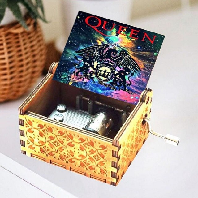 2022 Carillon in legno Jurassic Park all'ingrosso Un sacco di temi Buon Natale My Heart Will Go On Queen Compleanno Regalo di Halloween - Gufetto Brand
