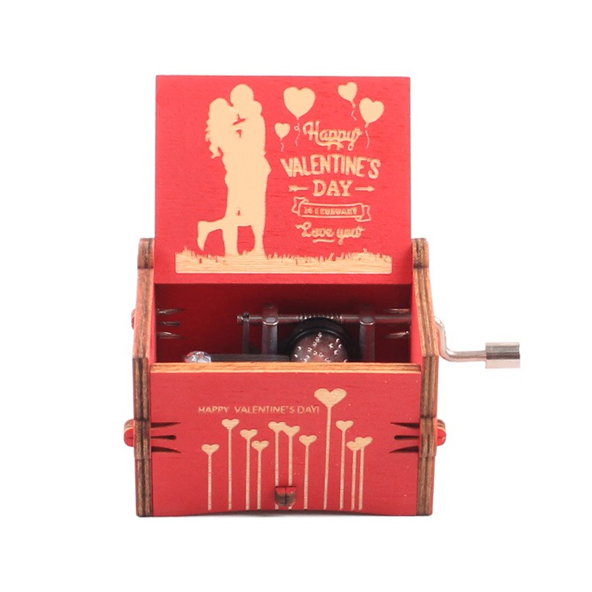 NOVITÀ Music Box QUEEN Un sacco di stili Tema di buon Natale Mano di legno Natale Compleanno Regalo di San Valentino Regalo di Capodanno - Gufetto Brand