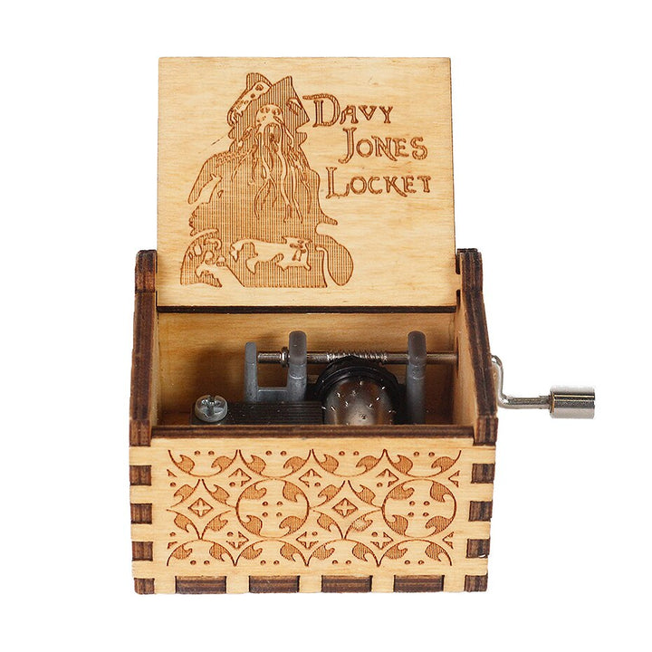 Dragon Ball Carillon a manovella in legno Davy Jones Musik Cajas De Musica Snowball Jack Sparrow Regalo di Natale - Gufetto Brand