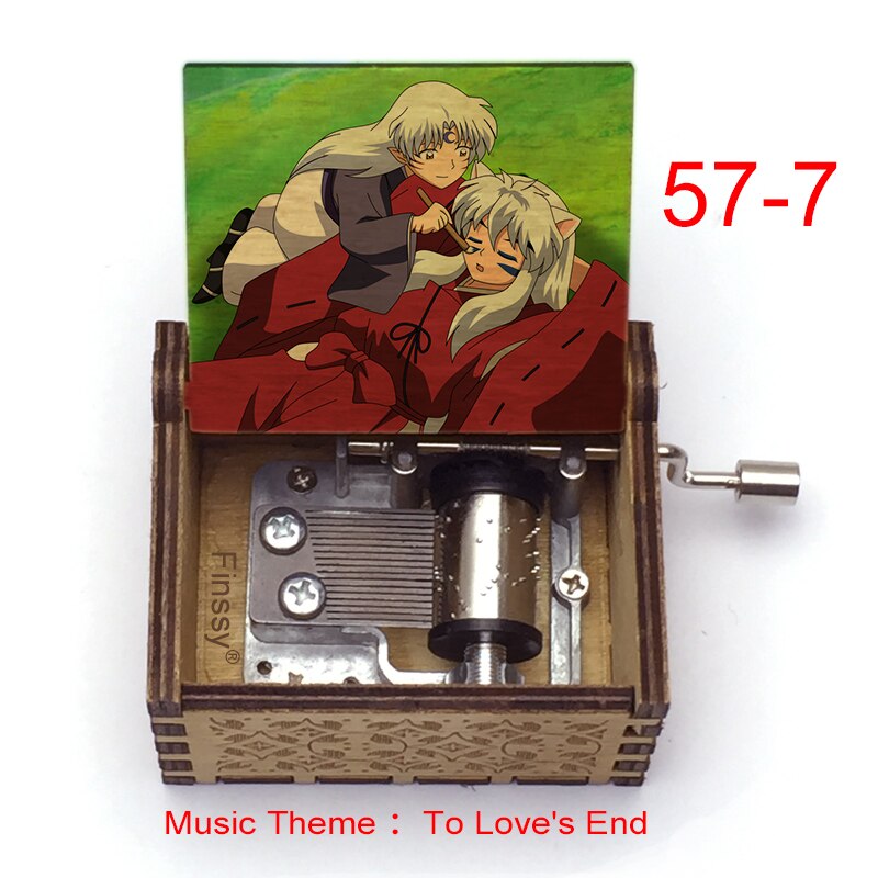 Carillon Tema musicale alla fine dell'amore anime inuyasha KAGOME Kikyo Sesshomaru Stampa carillon in legno bambini ragazzi ragazze regalo Caixa De Musica - Gufetto Brand