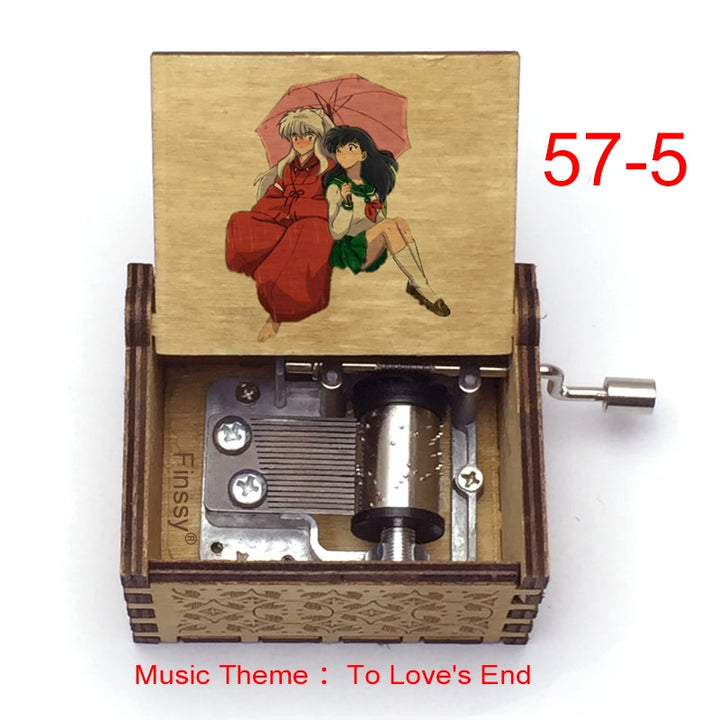 Carillon Tema musicale alla fine dell'amore anime inuyasha KAGOME Kikyo Sesshomaru Stampa carillon in legno bambini ragazzi ragazze regalo Caixa De Musica - Gufetto Brand