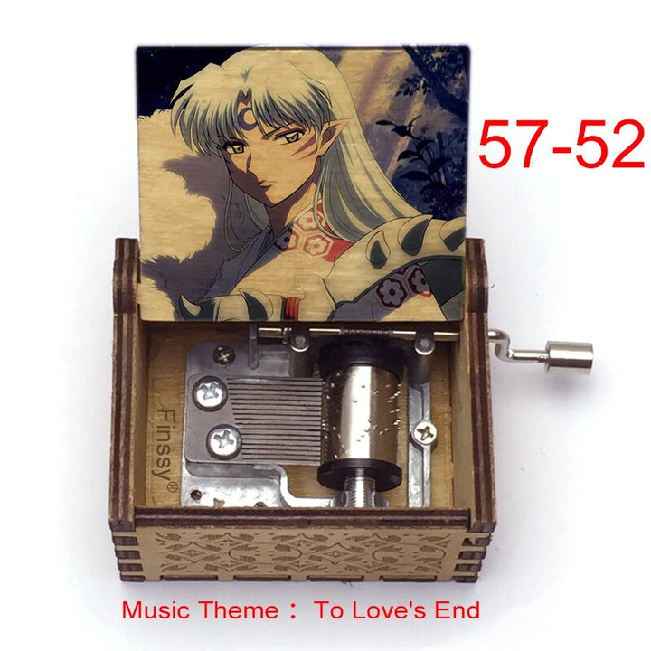Carillon Tema musicale alla fine dell'amore anime inuyasha KAGOME Kikyo Sesshomaru Stampa carillon in legno bambini ragazzi ragazze regalo Caixa De Musica - Gufetto Brand