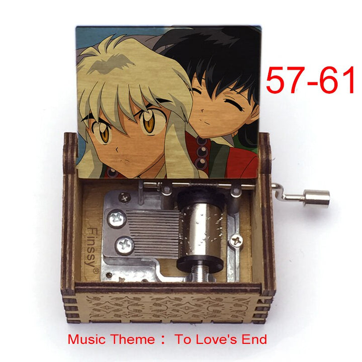 Carillon Tema musicale alla fine dell'amore anime inuyasha KAGOME Kikyo Sesshomaru Stampa carillon in legno bambini ragazzi ragazze regalo Caixa De Musica - Gufetto Brand