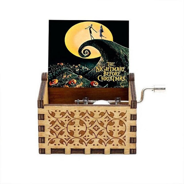 NOVITÀ Music Box QUEEN Un sacco di stili Tema di buon Natale Mano di legno Natale Compleanno Regalo di San Valentino Regalo di Capodanno - Gufetto Brand