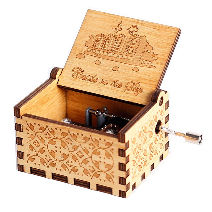 Dragon Ball Carillon a manovella in legno Davy Jones Musik Cajas De Musica Snowball Jack Sparrow Regalo di Natale - Gufetto Brand