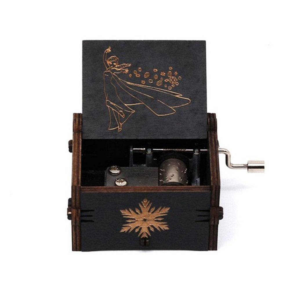 Carillon in legno Disney Frozen Winnie The Pooh Totoro Dragon Ball Buon Natale e Capodanno regalo per gli amici - Gufetto Brand
