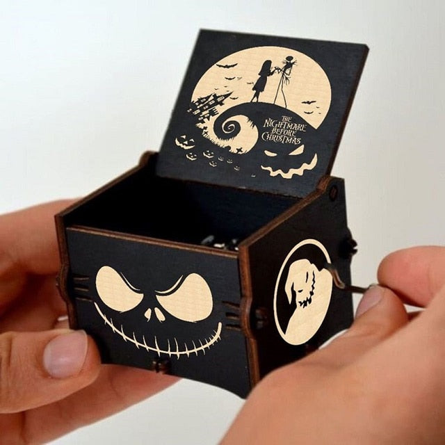 NOVITÀ Music Box QUEEN Un sacco di stili Tema di buon Natale Mano di legno Natale Compleanno Regalo di San Valentino Regalo di Capodanno - Gufetto Brand
