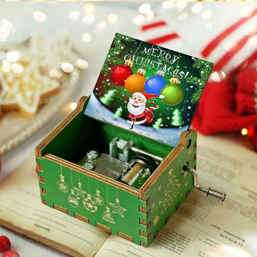 2022 Carillon in legno Jurassic Park all'ingrosso Un sacco di temi Buon Natale My Heart Will Go On Queen Compleanno Regalo di Halloween - Gufetto Brand