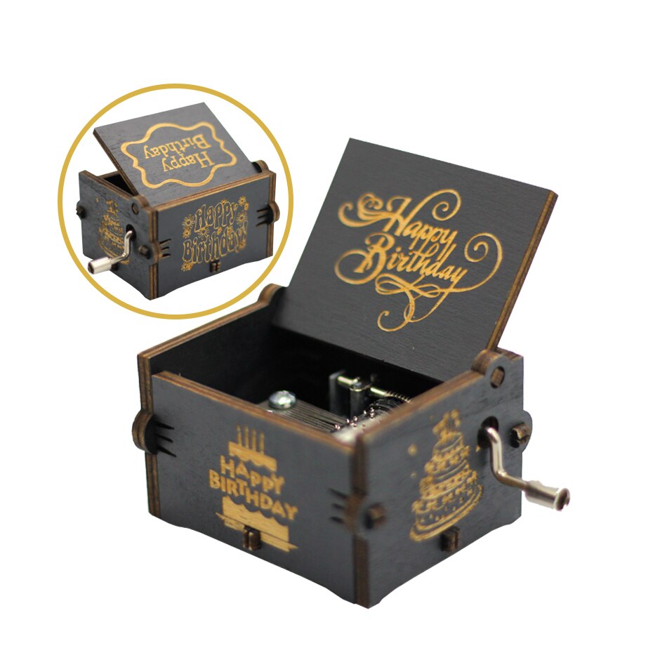 Dragon Ball Carillon a manovella in legno Davy Jones Musik Cajas De Musica Snowball Jack Sparrow Regalo di Natale - Gufetto Brand