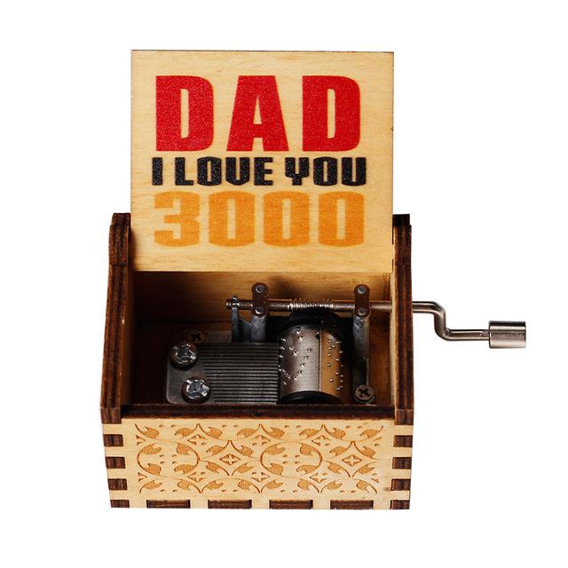 Attacking Giants Stationed Corps Music Box Bianco Blu Nero Legno You're My Sunshine The Godfather Musica Tema Regalo di compleanno - Gufetto Brand