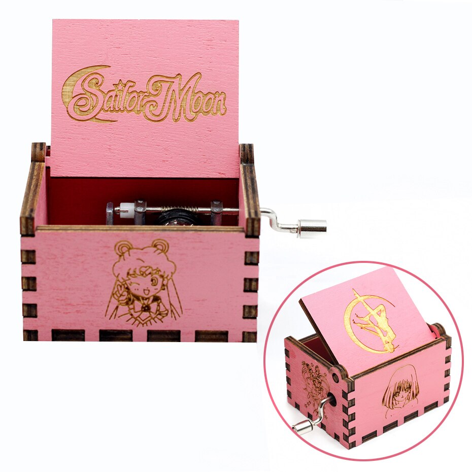 Carillon Queen a manovella in legno caldo Tema Bohemian Rhapsody Love Dad Love Mom You Are Our Sunshine compleanno Regalo di Natale - Gufetto Brand