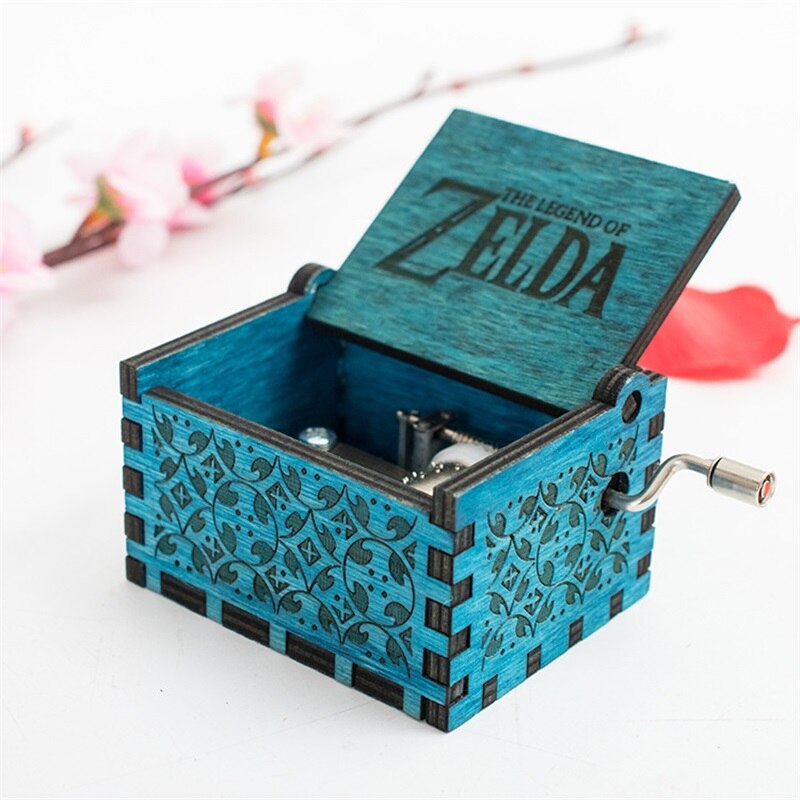 Tema Game Link Inciso a mano Carillon in legno Artigianato Cosplay - Gufetto Brand