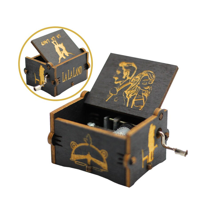 Dragon Ball Carillon a manovella in legno Davy Jones Musik Cajas De Musica Snowball Jack Sparrow Regalo di Natale - Gufetto Brand