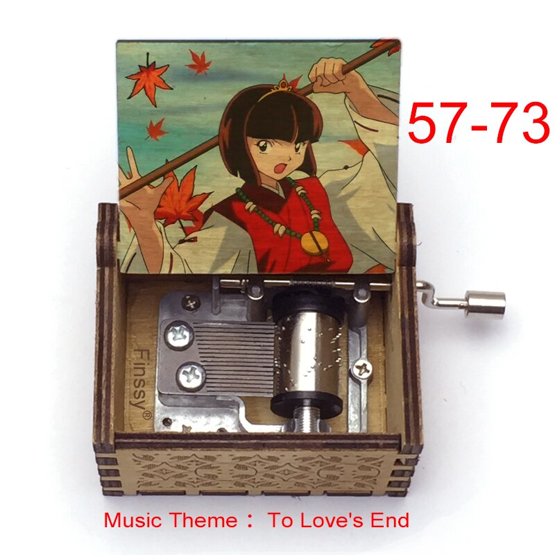 Carillon Tema musicale alla fine dell'amore anime inuyasha KAGOME Kikyo Sesshomaru Stampa carillon in legno bambini ragazzi ragazze regalo Caixa De Musica - Gufetto Brand