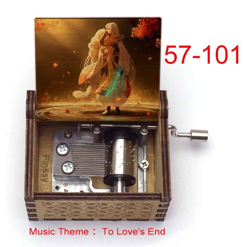 Carillon Tema musicale alla fine dell'amore anime inuyasha KAGOME Kikyo Sesshomaru Stampa carillon in legno bambini ragazzi ragazze regalo Caixa De Musica - Gufetto Brand