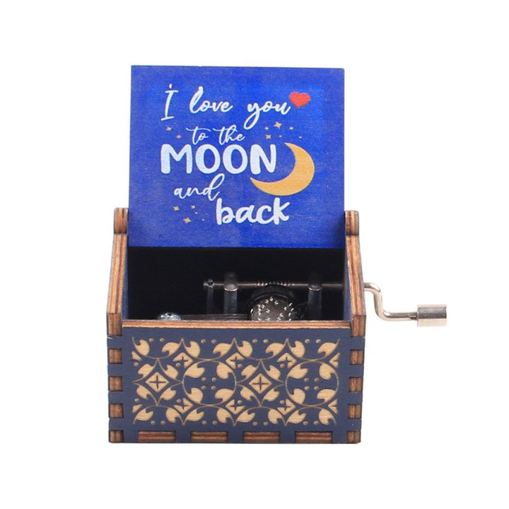 NOVITÀ Music Box QUEEN Un sacco di stili Tema di buon Natale Mano di legno Natale Compleanno Regalo di San Valentino Regalo di Capodanno - Gufetto Brand