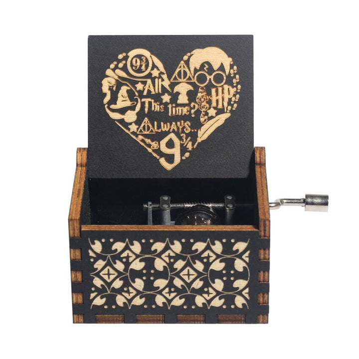 2022 Carillon in legno Jurassic Park all'ingrosso Un sacco di temi Buon Natale My Heart Will Go On Queen Compleanno Regalo di Halloween - Gufetto Brand