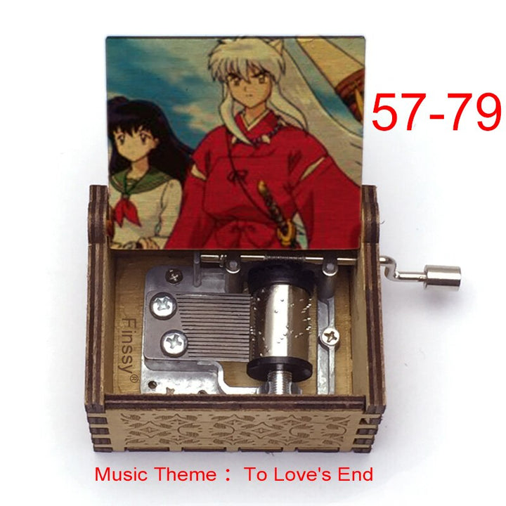 Carillon Tema musicale alla fine dell'amore anime inuyasha KAGOME Kikyo Sesshomaru Stampa carillon in legno bambini ragazzi ragazze regalo Caixa De Musica - Gufetto Brand