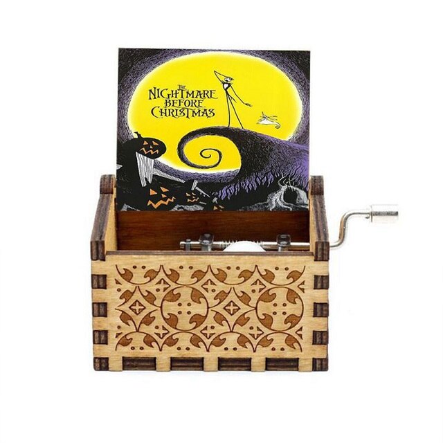 NOVITÀ Music Box QUEEN Un sacco di stili Tema di buon Natale Mano di legno Natale Compleanno Regalo di San Valentino Regalo di Capodanno - Gufetto Brand