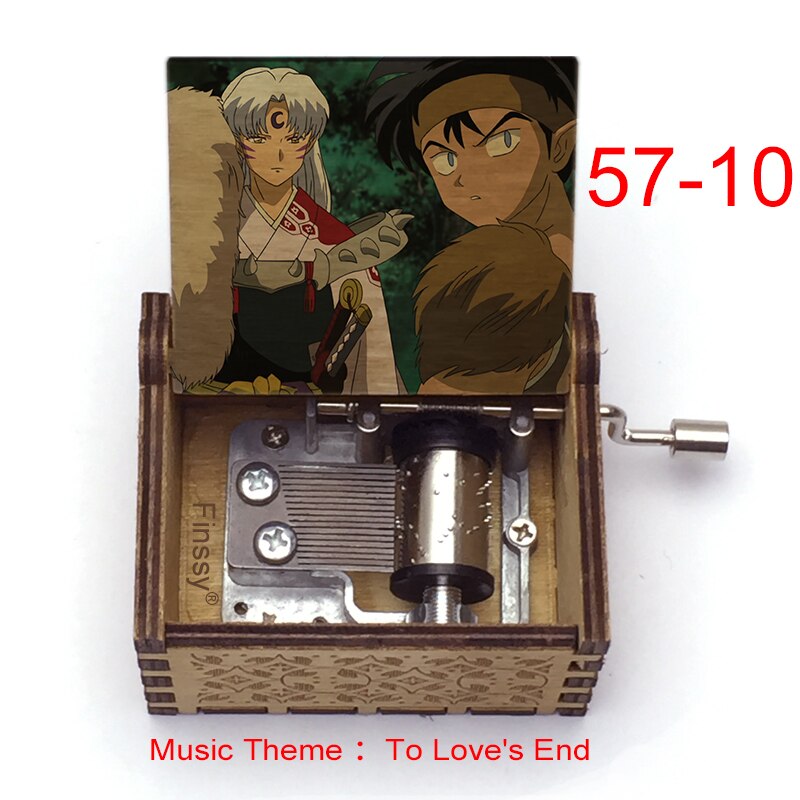 Carillon Tema musicale alla fine dell'amore anime inuyasha KAGOME Kikyo Sesshomaru Stampa carillon in legno bambini ragazzi ragazze regalo Caixa De Musica - Gufetto Brand