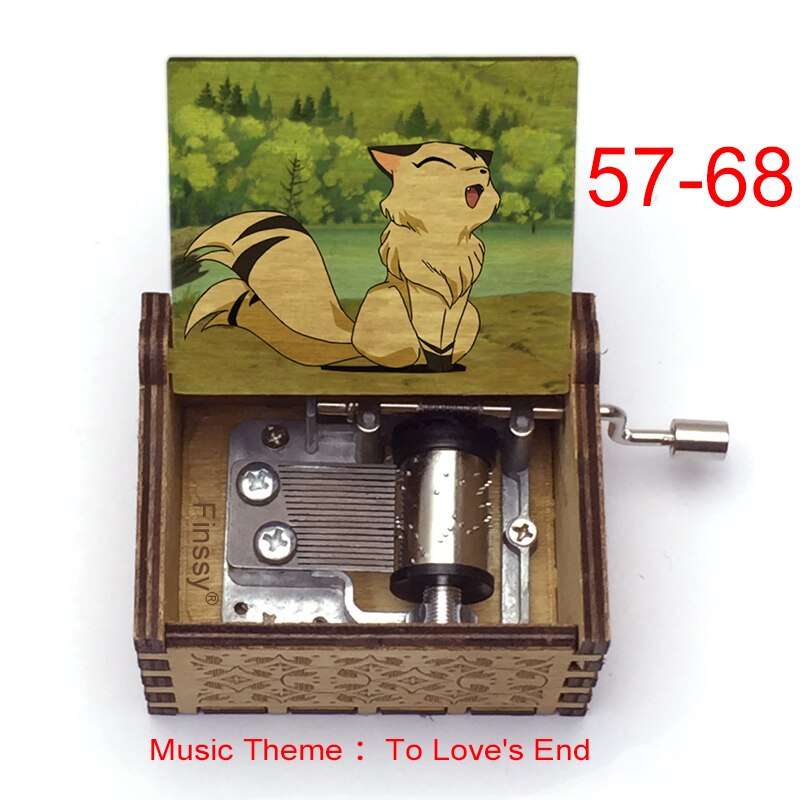 Carillon Tema musicale alla fine dell'amore anime inuyasha KAGOME Kikyo Sesshomaru Stampa carillon in legno bambini ragazzi ragazze regalo Caixa De Musica - Gufetto Brand