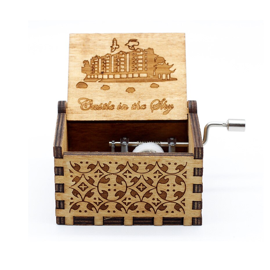 Carillon Queen a manovella in legno caldo Tema Bohemian Rhapsody Love Dad Love Mom You Are Our Sunshine compleanno Regalo di Natale - Gufetto Brand