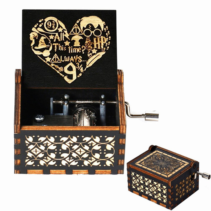 Dragon Ball Carillon a manovella in legno Davy Jones Musik Cajas De Musica Snowball Jack Sparrow Regalo di Natale - Gufetto Brand