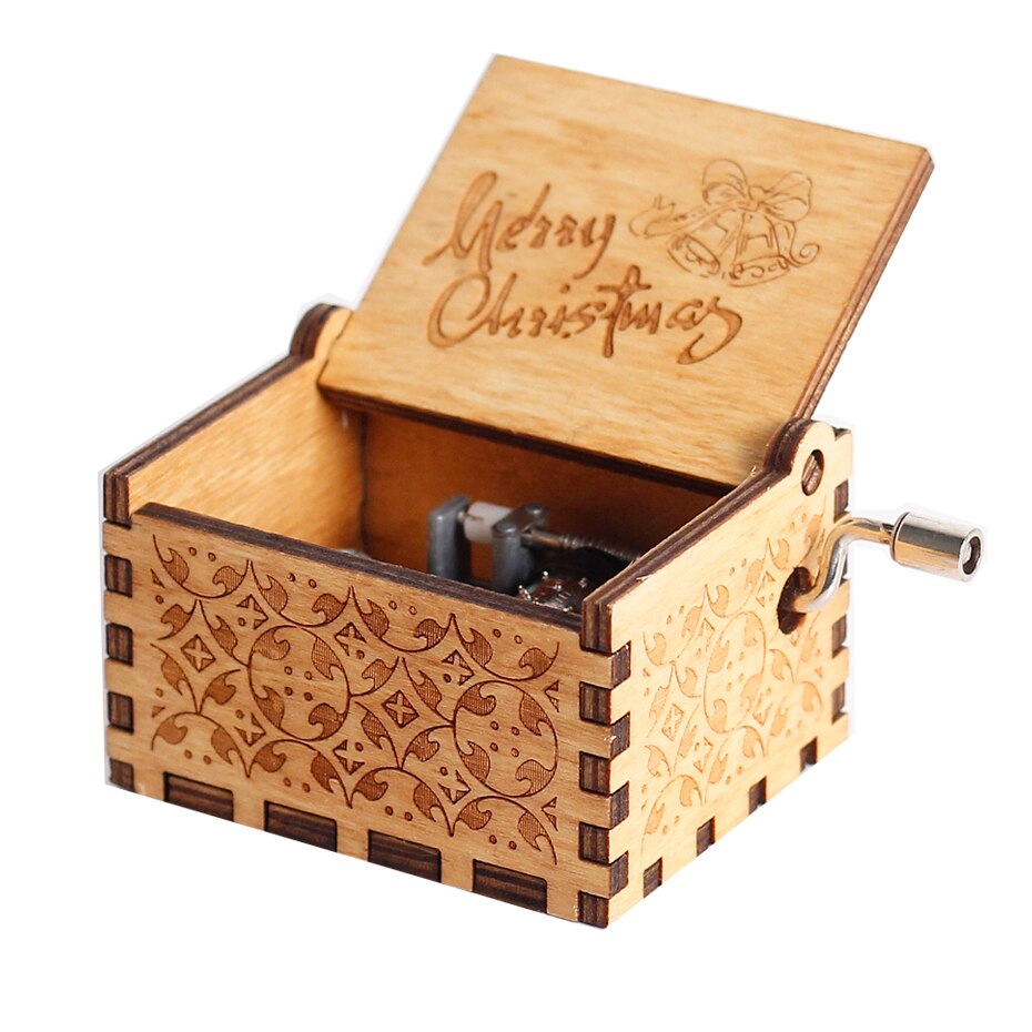 Dragon Ball Carillon a manovella in legno Davy Jones Musik Cajas De Musica Snowball Jack Sparrow Regalo di Natale - Gufetto Brand