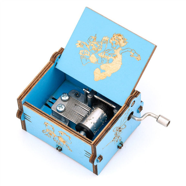 Dragon Ball Carillon a manovella in legno Davy Jones Musik Cajas De Musica Snowball Jack Sparrow Regalo di Natale - Gufetto Brand