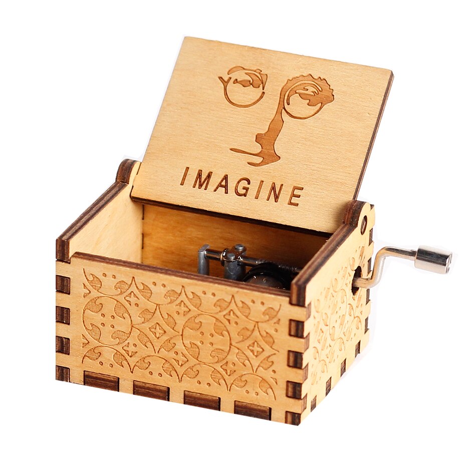 Dragon Ball Carillon a manovella in legno Davy Jones Musik Cajas De Musica Snowball Jack Sparrow Regalo di Natale - Gufetto Brand